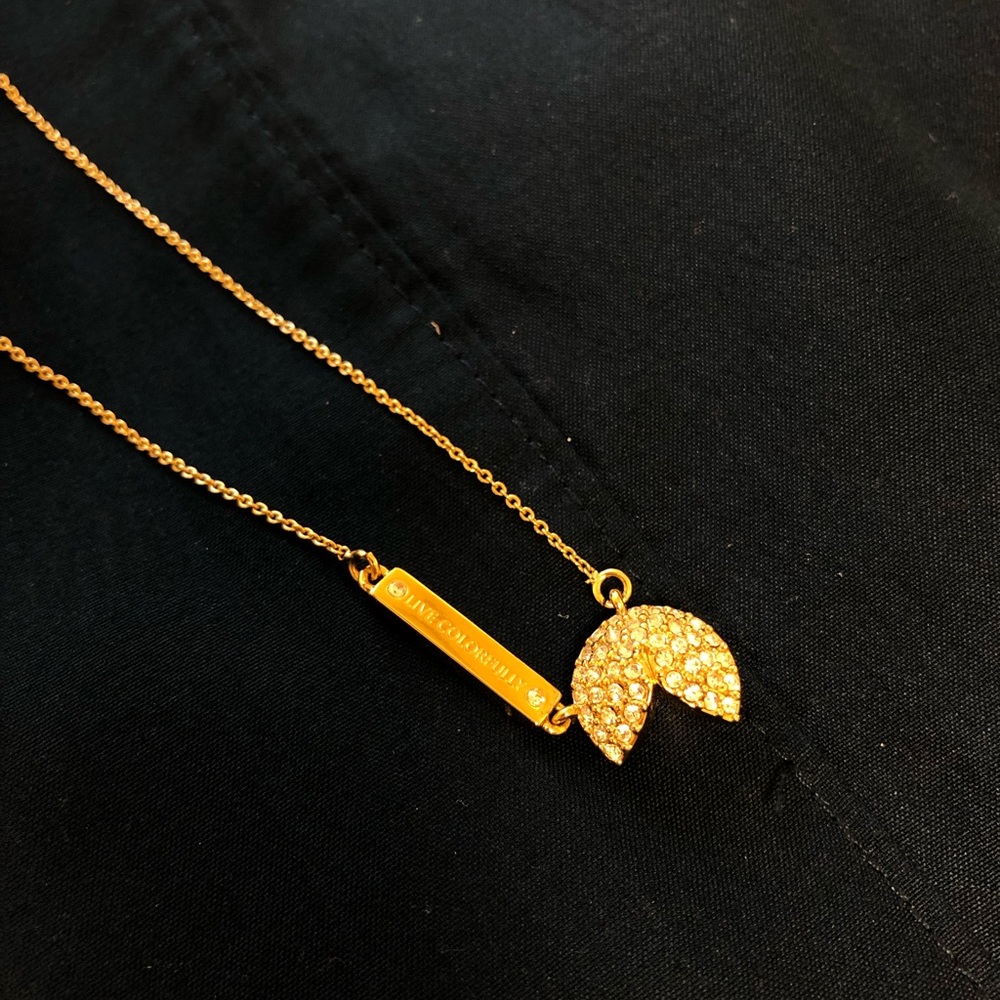 Kate Spade Fortune Cookie Necklace